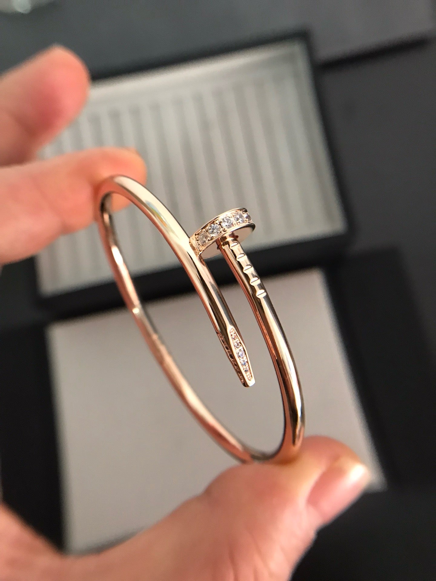 [✨ROSE✨]JUSTE BRACELET 3.5MM DIAMONDS