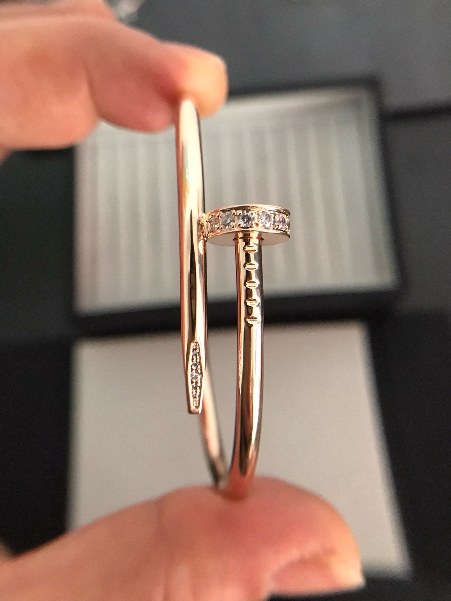 [✨ROSE✨]JUSTE BRACELET 3.5MM DIAMONDS