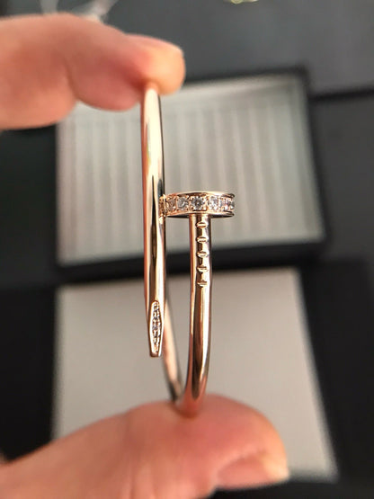 [✨ROSE✨]JUSTE BRACELET 3.5MM DIAMONDS