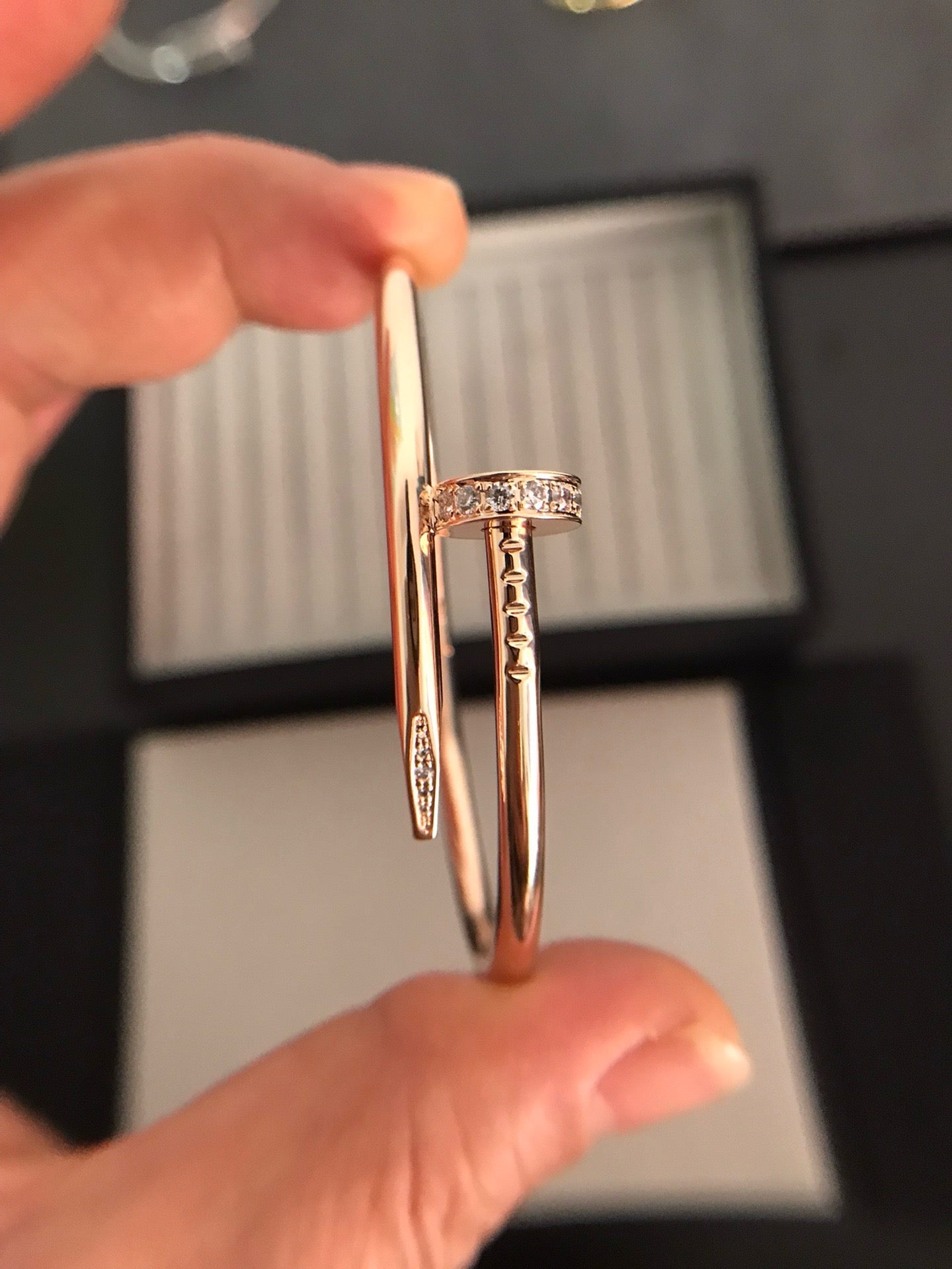 [✨ROSE✨]JUSTE BRACELET 3.5MM DIAMONDS