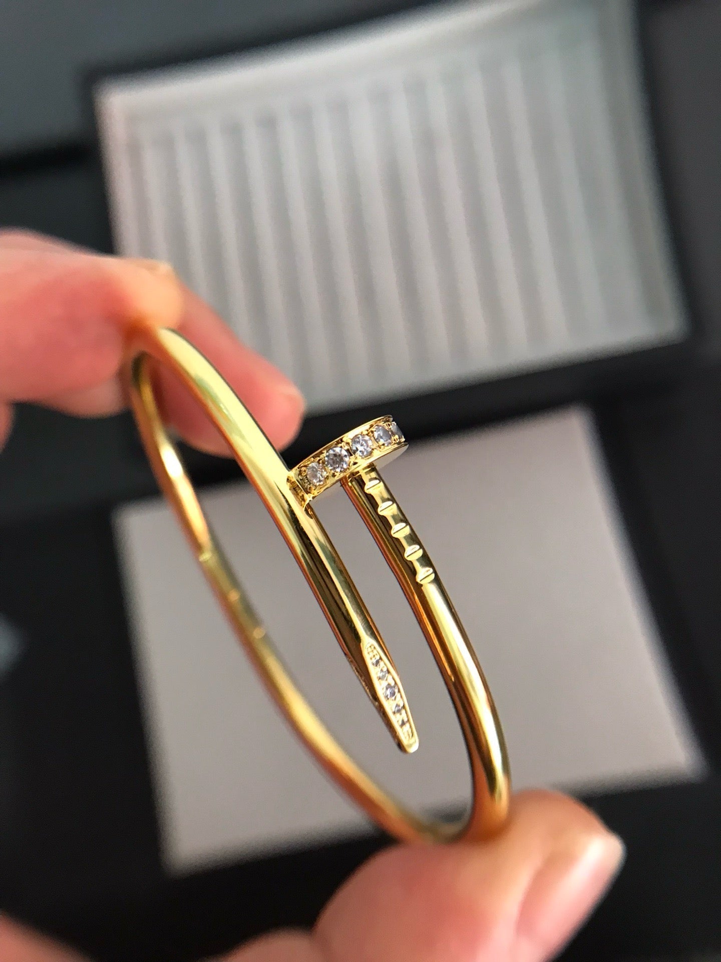 [✨ROSE✨]JUSTE BRACELET 3.5MM DIAMONDS