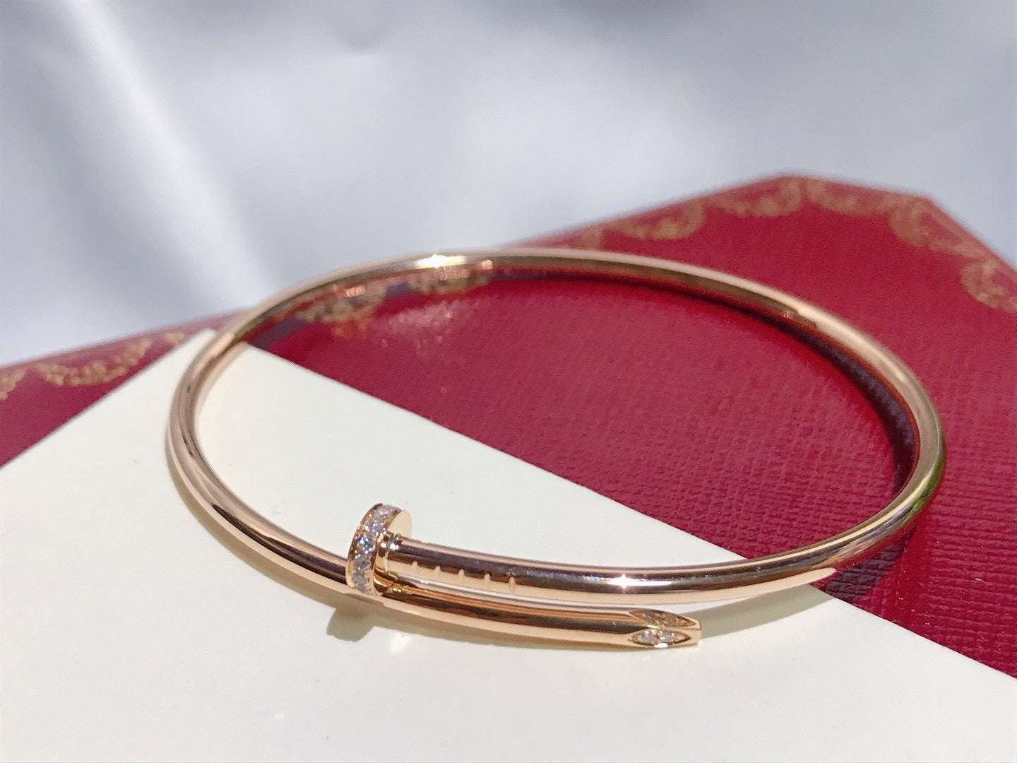 [✨ROSE✨]JUSTE BRACELET 2.5MM DIAMONDS