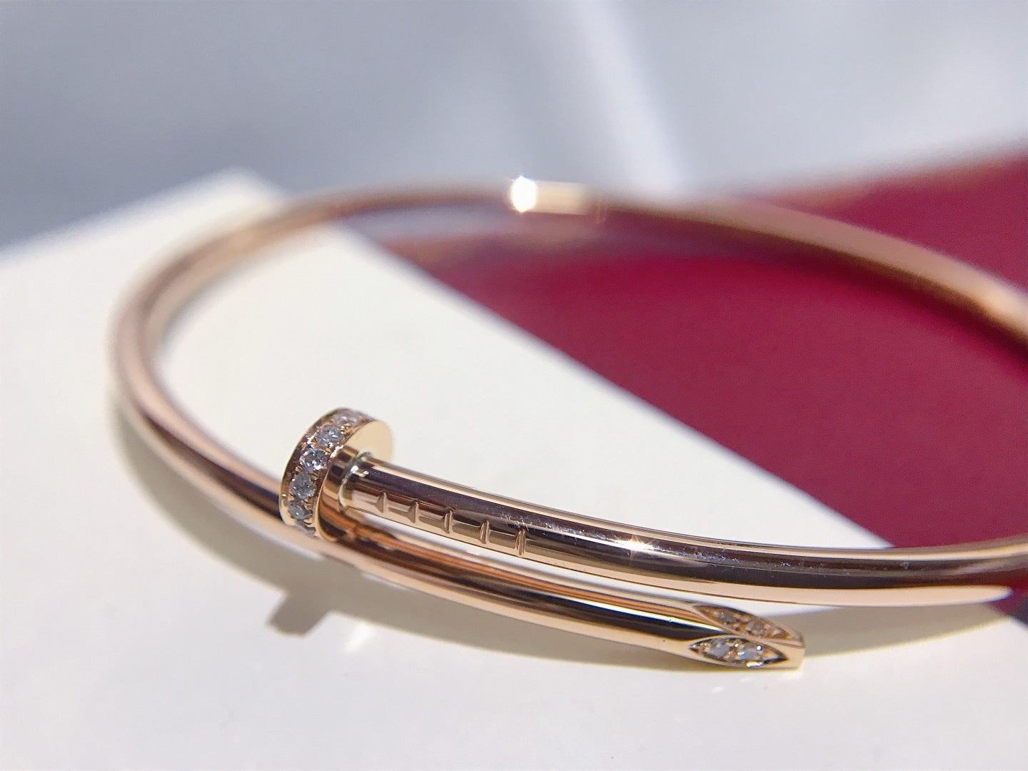 [✨ROSE✨]JUSTE BRACELET 2.5MM DIAMONDS