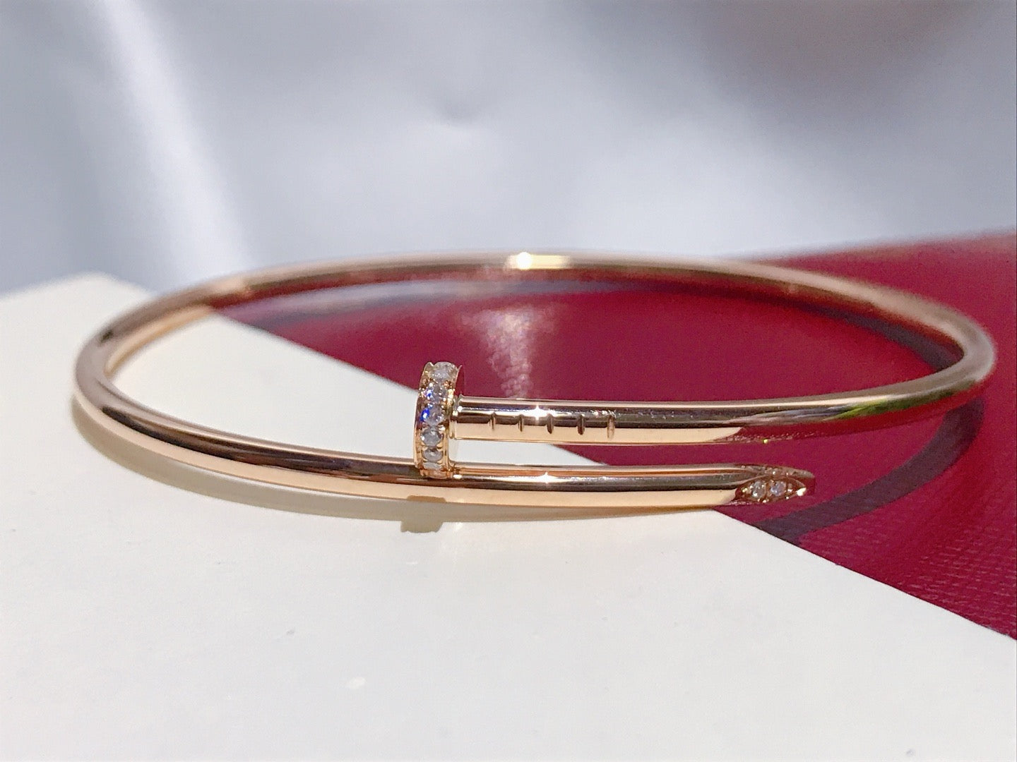[✨ROSE✨]JUSTE BRACELET 2.5MM DIAMONDS