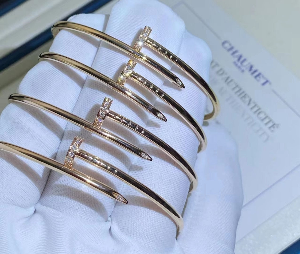 [✨ROSE✨]JUSTE BRACELET 2.5MM DIAMONDS