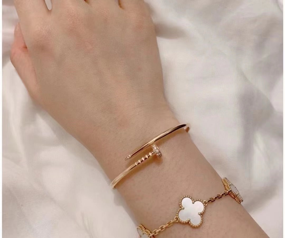 [✨ROSE✨]JUSTE BRACELET 2.5MM DIAMONDS