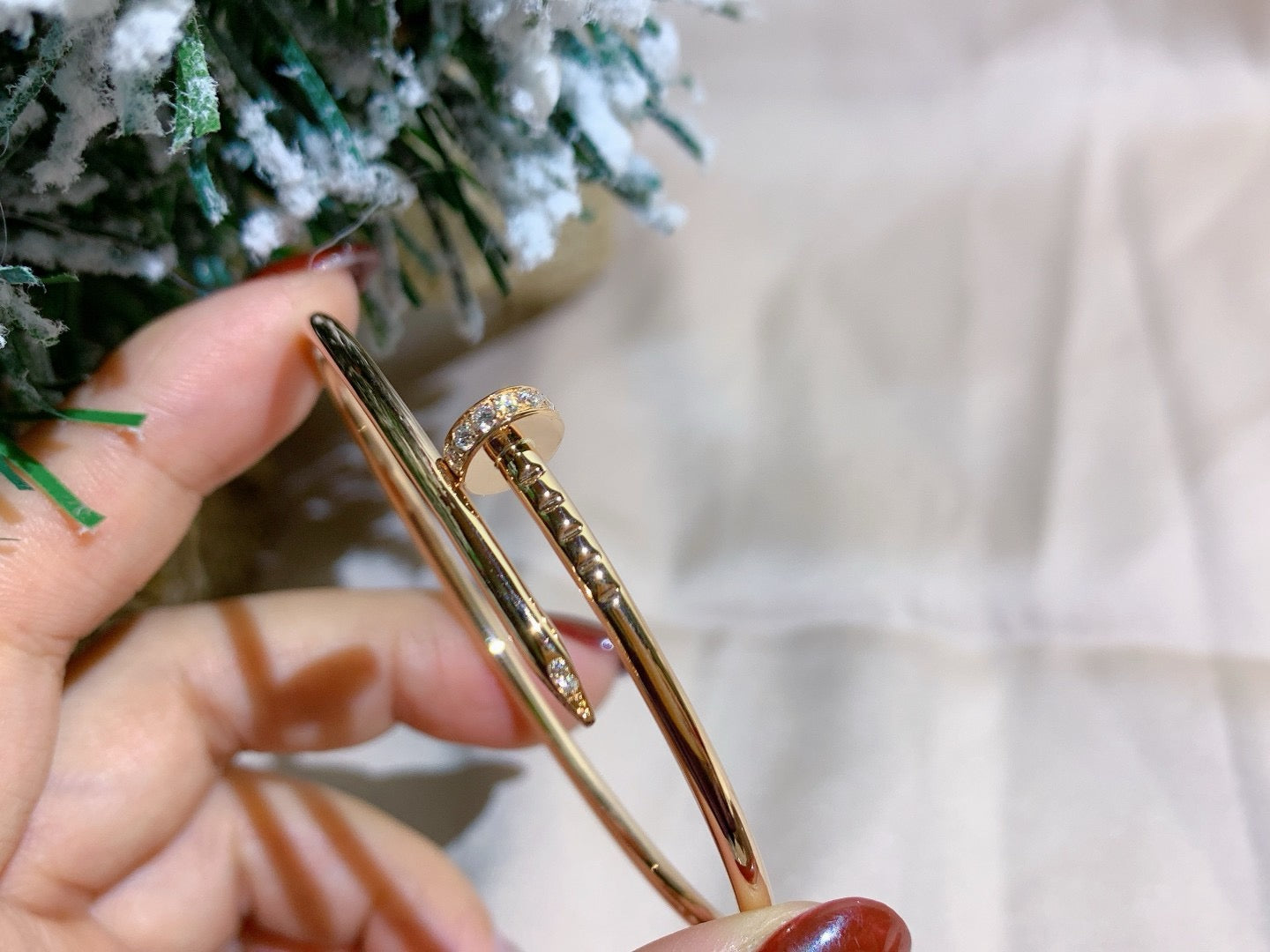 [✨ROSE✨]JUSTE BRACELET 2.5MM DIAMONDS