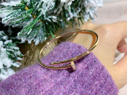 [✨ROSE✨]JUSTE BRACELET 2.5MM DIAMONDS