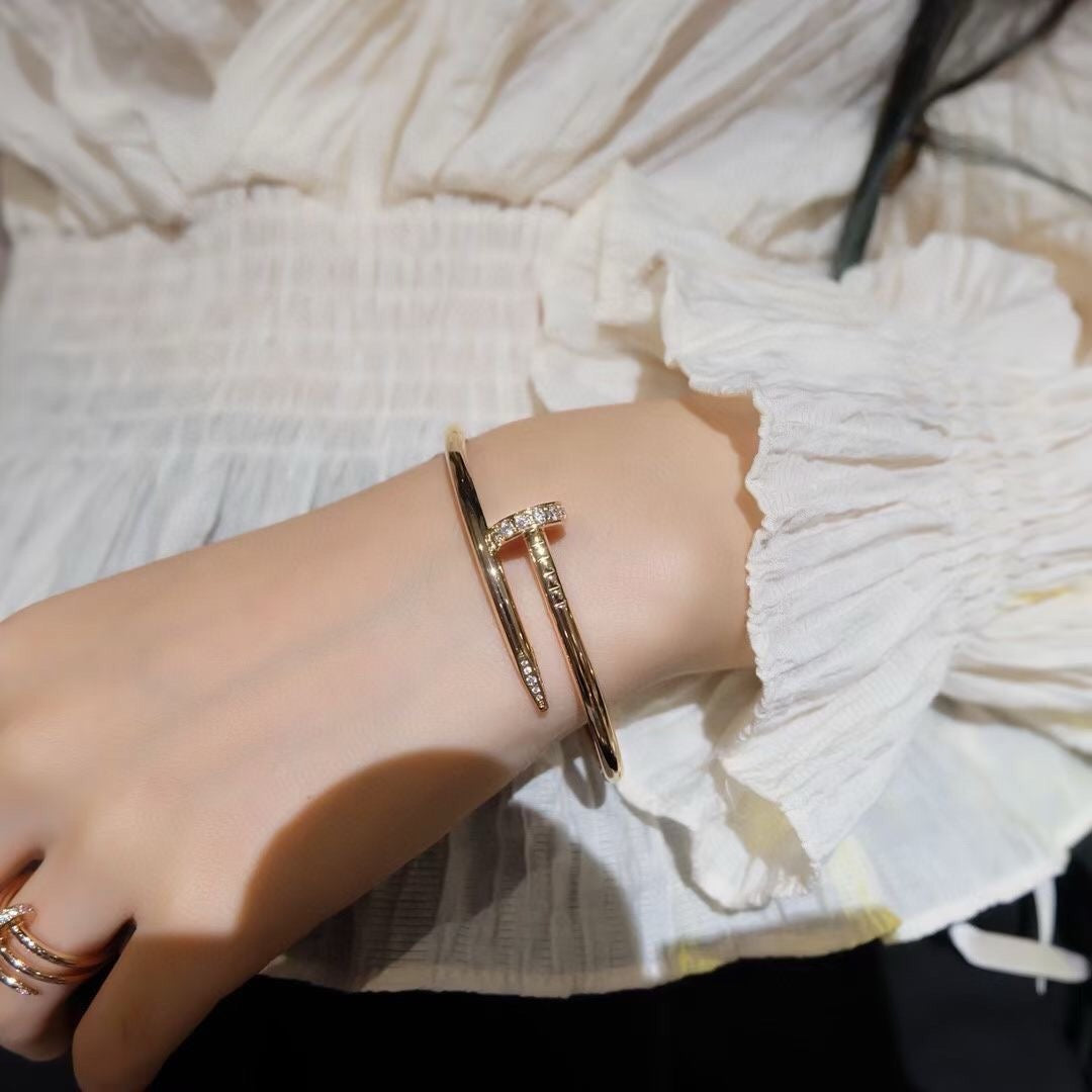 [✨ROSE✨]JUSTE BRACELET 3.5MM DIAMONDS