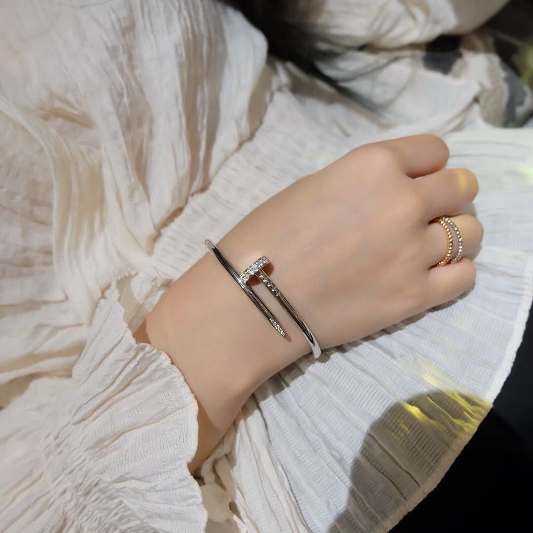 [✨ROSE✨]JUSTE BRACELET 3.5MM DIAMONDS