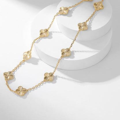 [✨ROSE✨]CLOVER 10 MOTIFS LASER NECKLACE