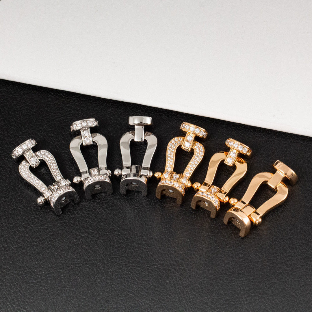 [✨ROSE✨]FORCE LARGE HORSESHOE NO DIAMOND BRACELET SILVER