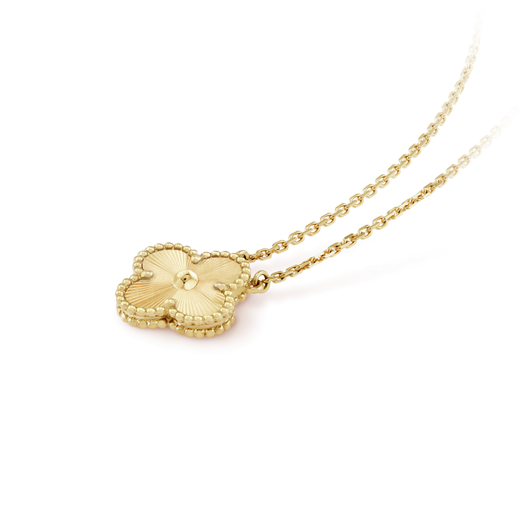 [✨ROSE✨]CLOVER 15MM LASER NECKLACE