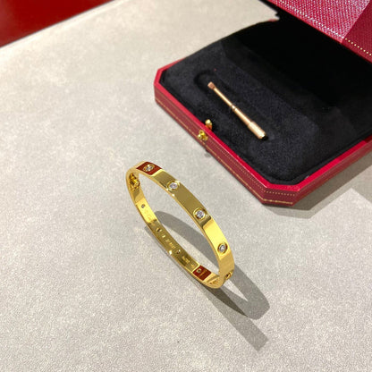 [✨ROSE✨]LOVE BRACELET 6.1MM 10 DIAMONDS