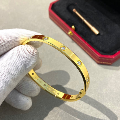 [✨ROSE✨]LOVE BRACELET 6.1MM 10 DIAMONDS