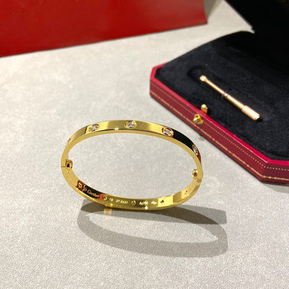 [✨ROSE✨]LOVE BRACELET 6.1MM 10 DIAMONDS