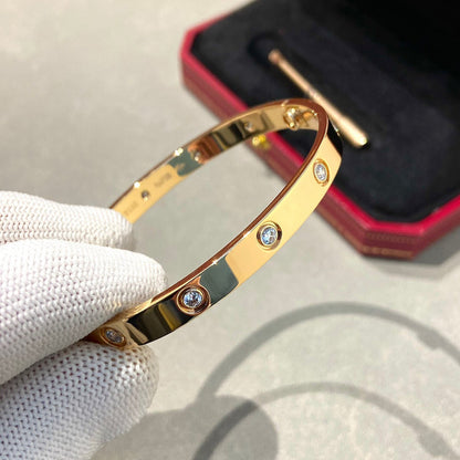 [✨ROSE✨]LOVE BRACELET 6.1MM 10 DIAMONDS