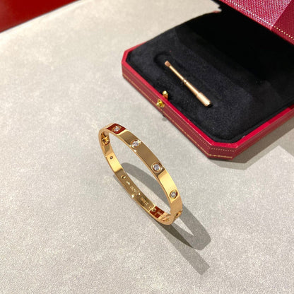 [✨ROSE✨]LOVE BRACELET 6.1MM 10 DIAMONDS