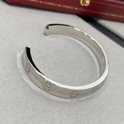 [✨ROSE✨]LOVE BRACELET 6.1MM 1 DIAMOND OPEN CUFF