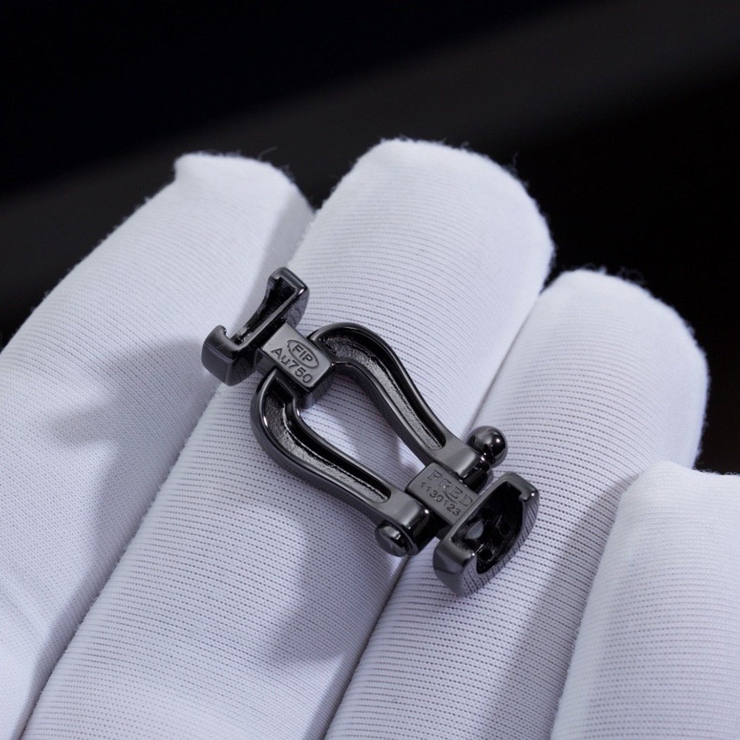 [✨ROSE✨]FORCE LARGE SERIES HORSESHOE BLACK SAMURAI BRACELET
