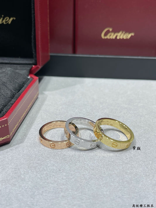 [✨ROSE✨]LOVE RING 4MM NO DIAMOND