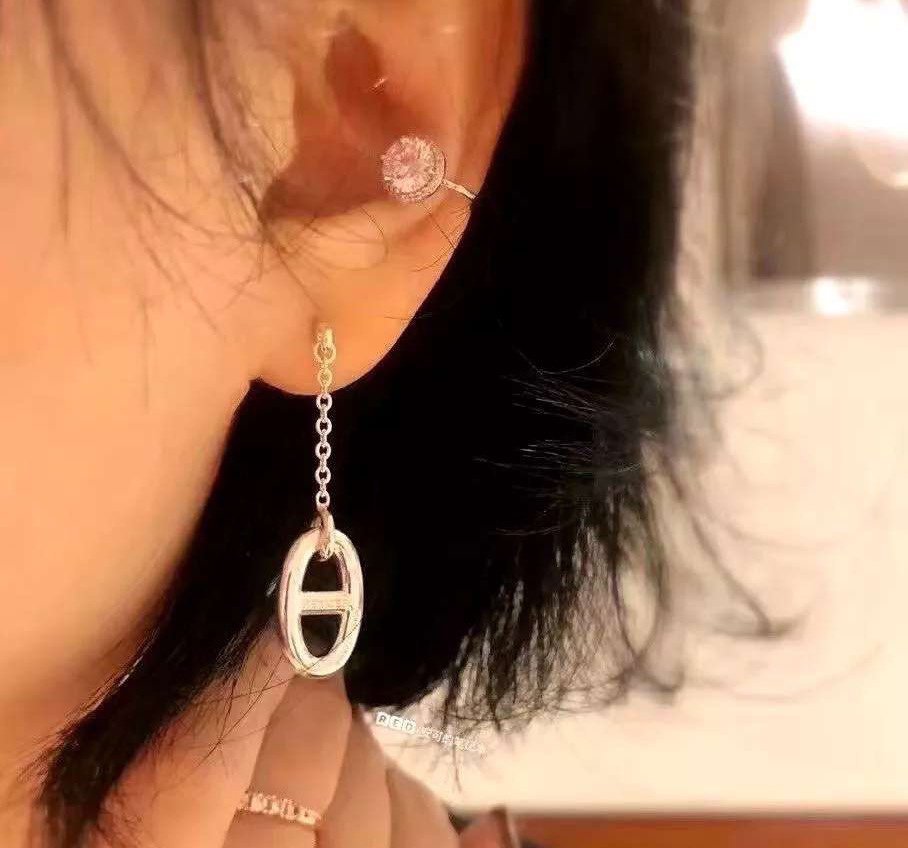 [✨ROSE✨]CHAINE TASSEL EARRINGS