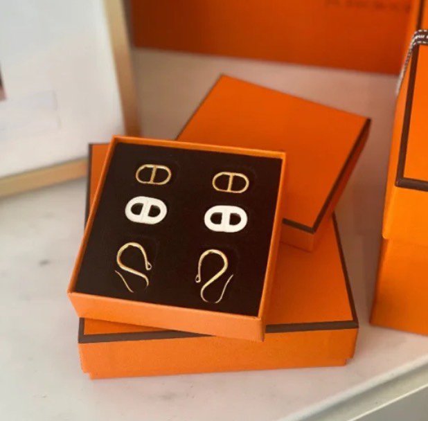 [✨ROSE✨]HM O'MAILLON GOLD EARRINGS