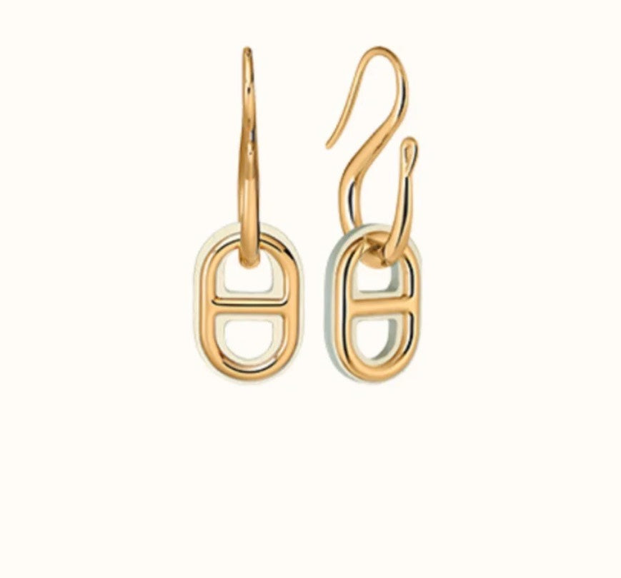 [✨ROSE✨]HM O'MAILLON GOLD EARRINGS