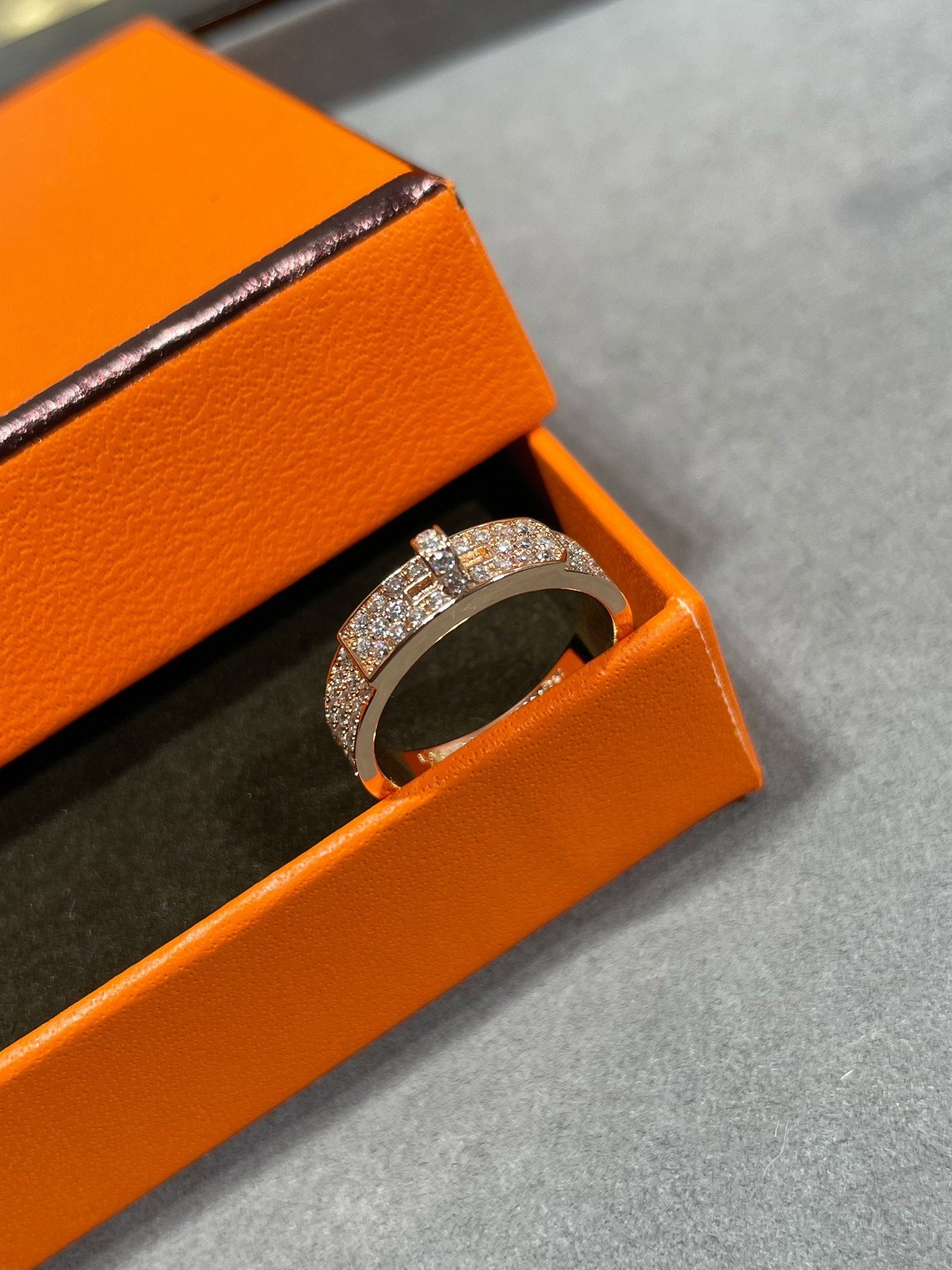 [✨ROSE✨]KELLY PINK GOLD DIAMOND RING