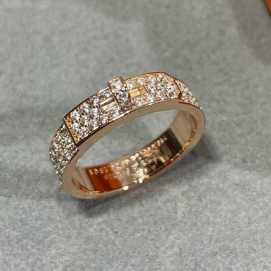 [✨ROSE✨]KELLY PINK GOLD DIAMOND RING