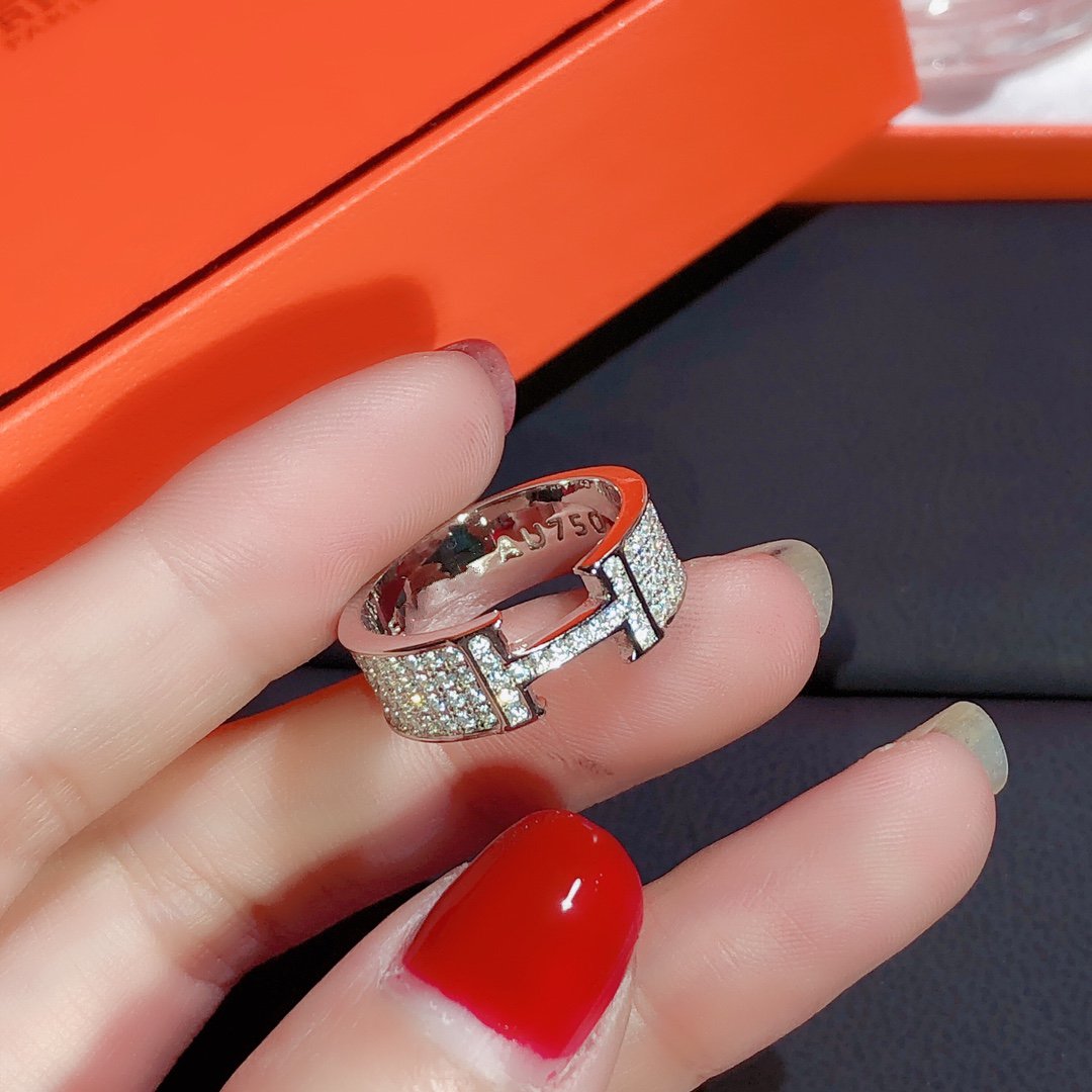 [✨ROSE✨]H RING FULL DIAMOND