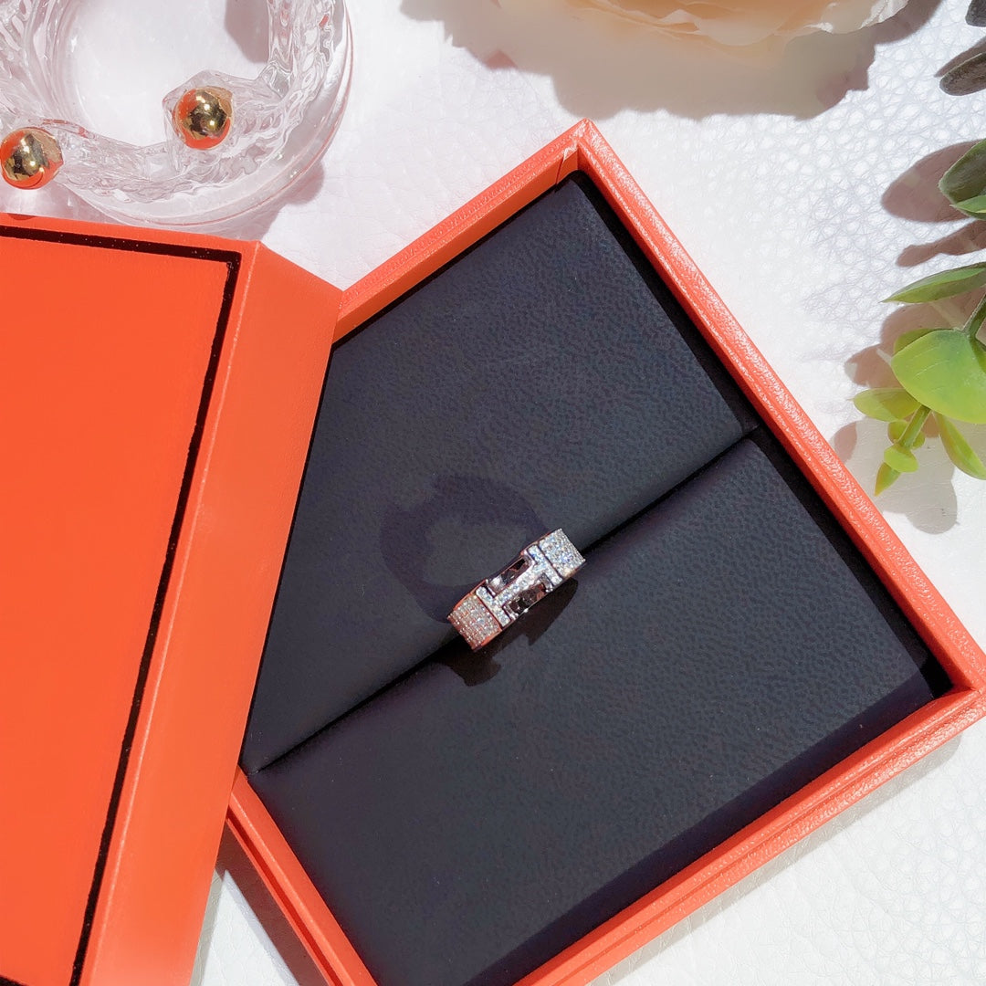 [✨ROSE✨]H RING FULL DIAMOND