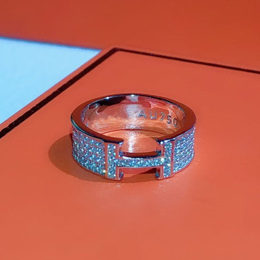 [✨ROSE✨]H RING FULL DIAMOND