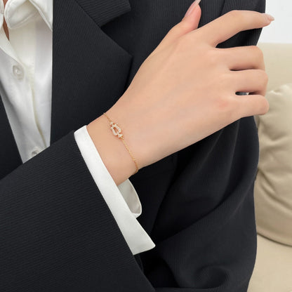 [✨ROSE✨]FORCE 10 SMALL CHAIN BRACELET
