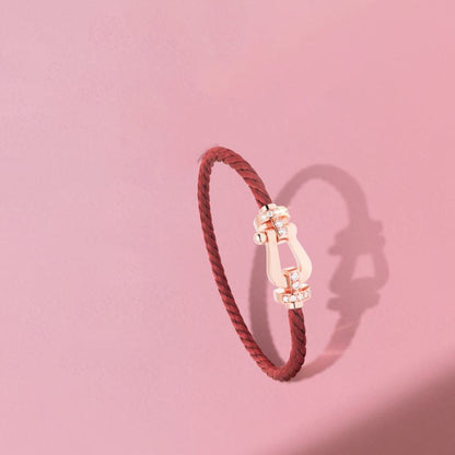 [✨ROSE✨]FORCE 10 HALF DIAMOND PINK GOLD RED CORDERI LARGE AND MEDIUM MODEL