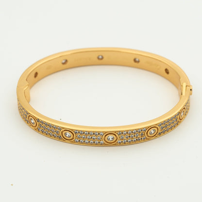 [✨ROSE✨]LOVE BRACELET 6.1MM DIAMOND-PAVED 10 BIG DIAMONDS