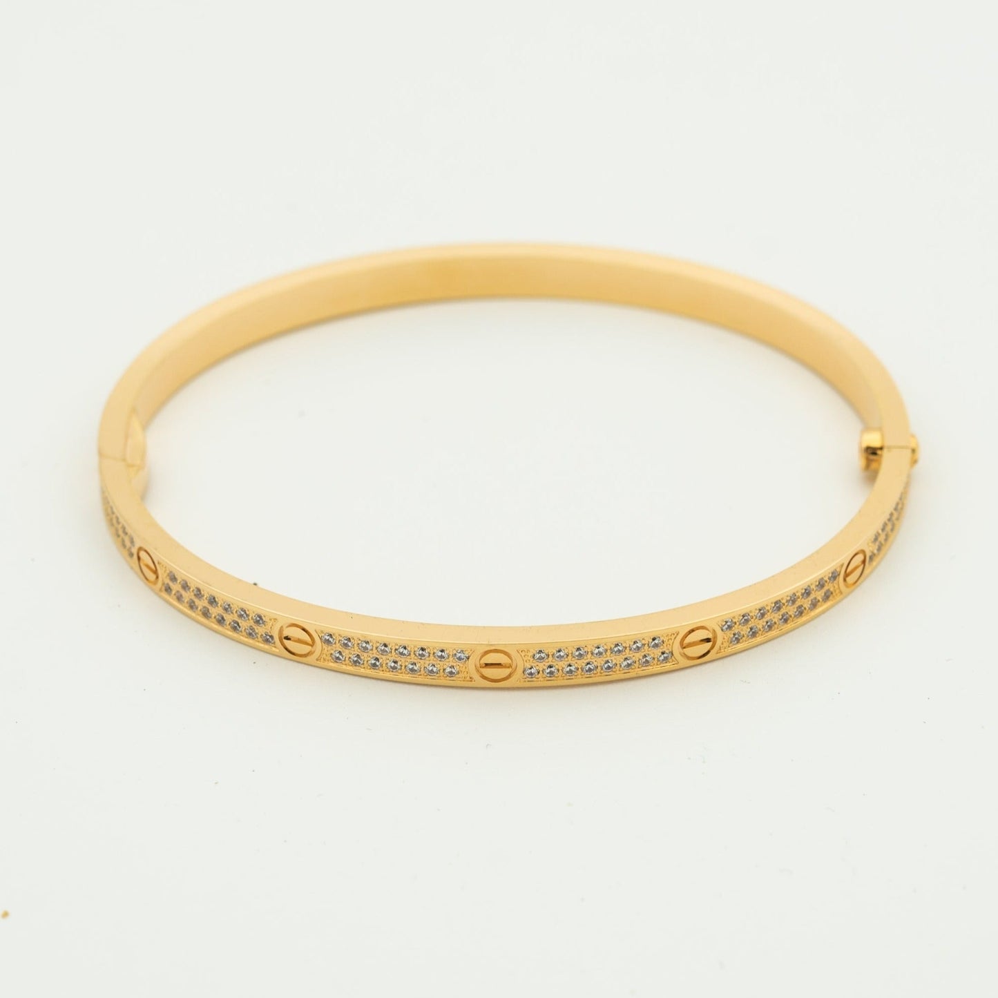 [✨ROSE✨]LOVE BRACELET 3.65MM DIAMOND-PAVED