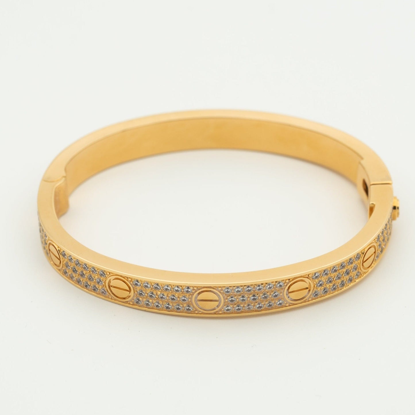 [✨ROSE✨]LOVE BRACELET 6.1MM DIAMOND-PAVED