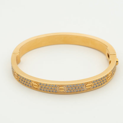 [✨ROSE✨]LOVE BRACELET 6.1MM DIAMOND-PAVED