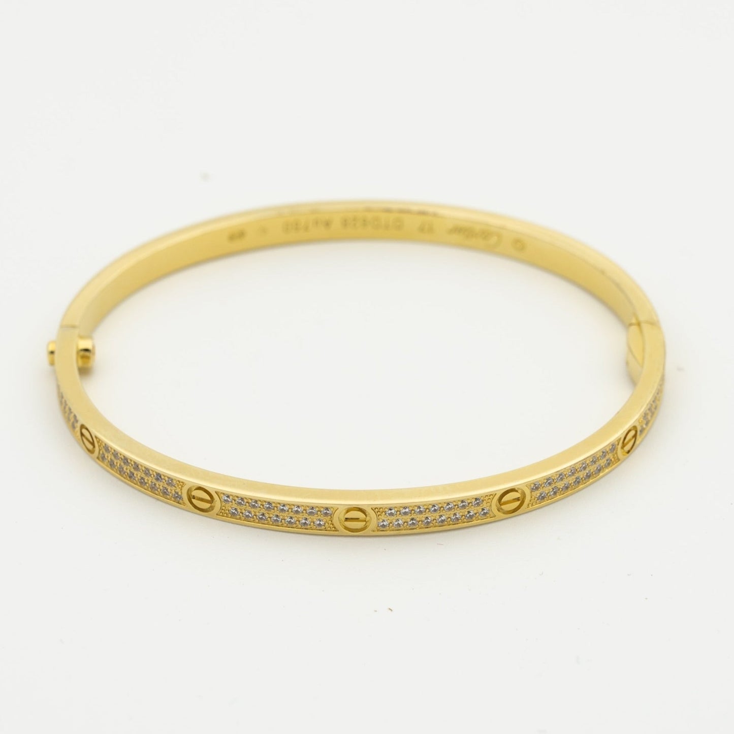[✨ROSE✨]LOVE BRACELET 3.65MM DIAMOND-PAVED