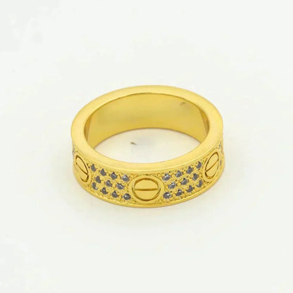 [✨ROSE✨]LOVE RING 5.5MM DIAMONDS PAVED