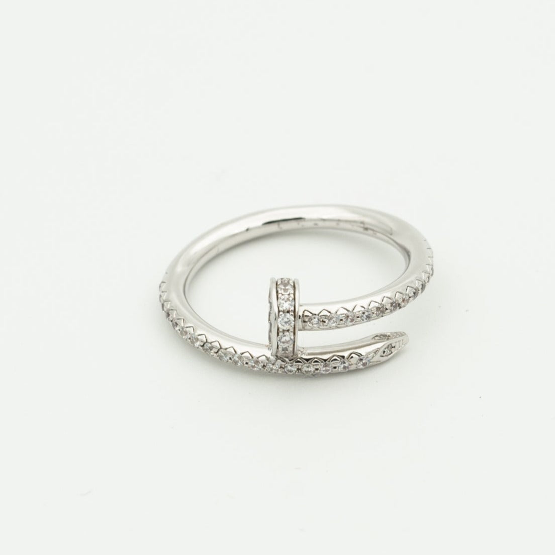[✨ROSE✨]JUSTE RING 1.8MM SILVER DIAMONDS