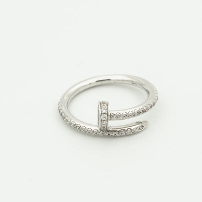 [✨ROSE✨]JUSTE RING 1.8MM SILVER DIAMONDS