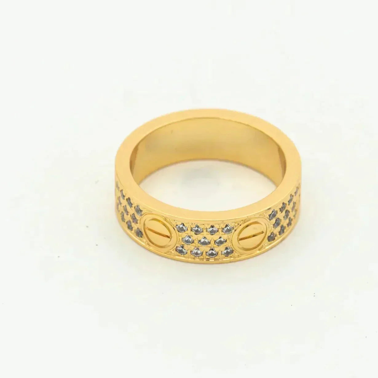 [✨ROSE✨]LOVE RING 5.5MM DIAMONDS PAVED