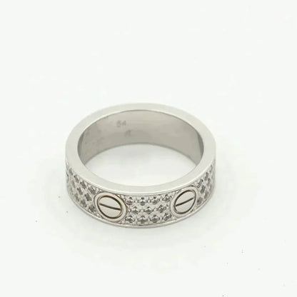[✨ROSE✨]LOVE RING 5.5MM DIAMONDS PAVED