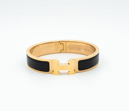 [✨ROSE✨]H BLACK BRACELET