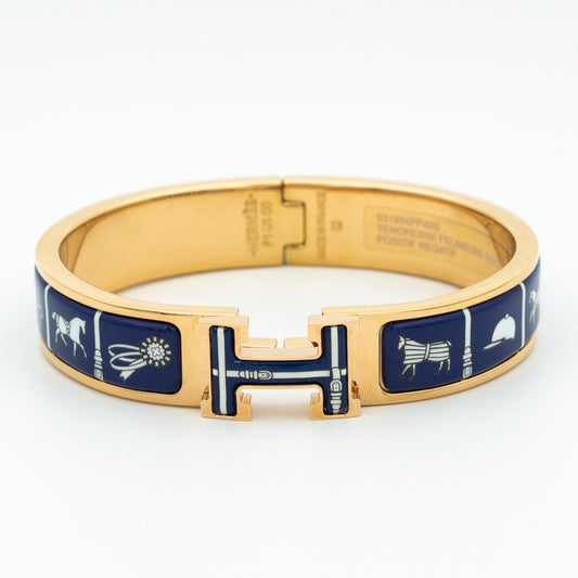 [✨ROSE✨]H BRACELET BLUE CERAMIC