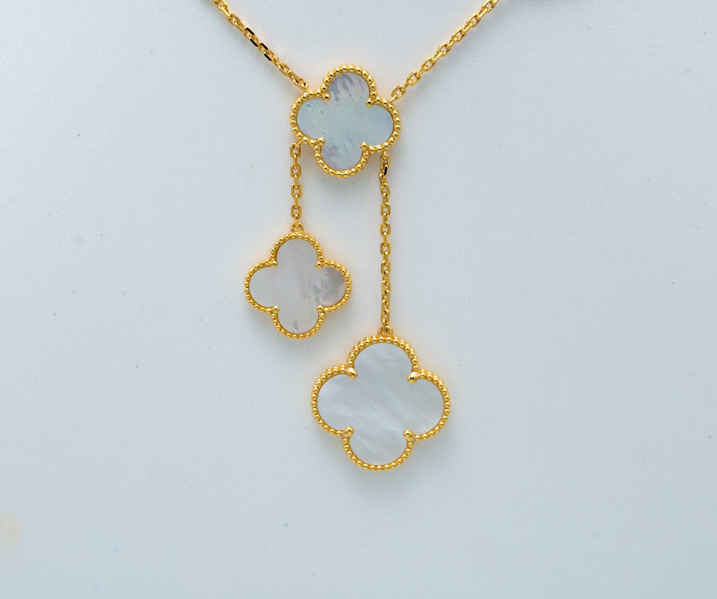 [✨ROSE✨]CLOVER MOTHER OF PEARL NECKLACE 6 MOTIF