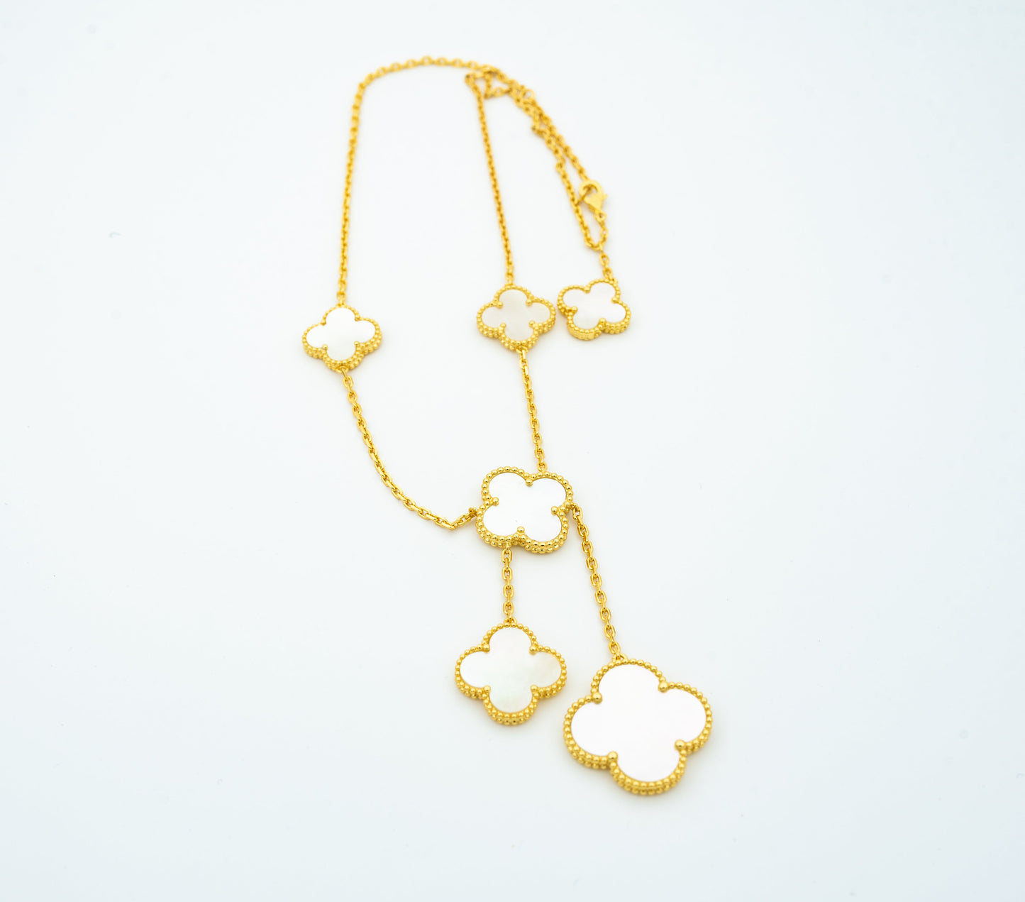 [✨ROSE✨]CLOVER MOTHER OF PEARL NECKLACE 6 MOTIF