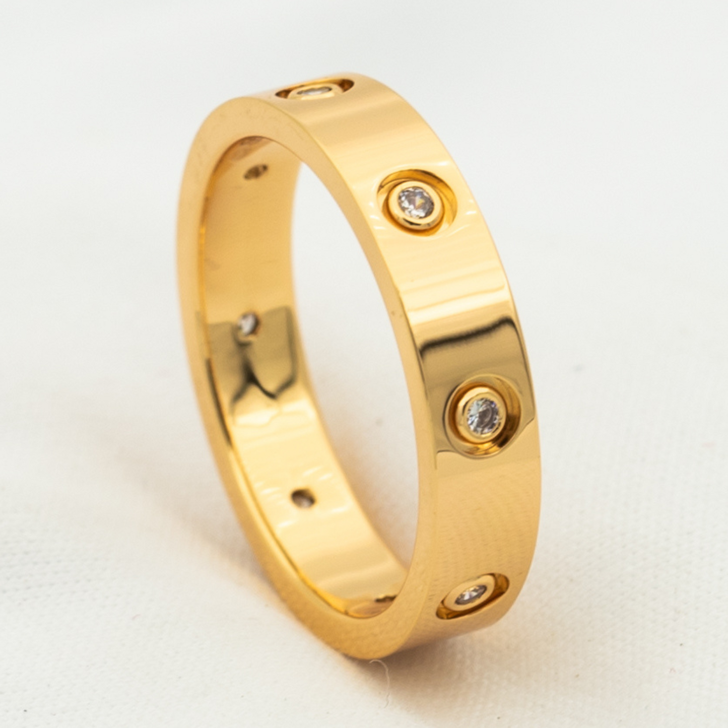 [✨ROSE✨]LOVE RING 3.6MM 8 DIAMONDS